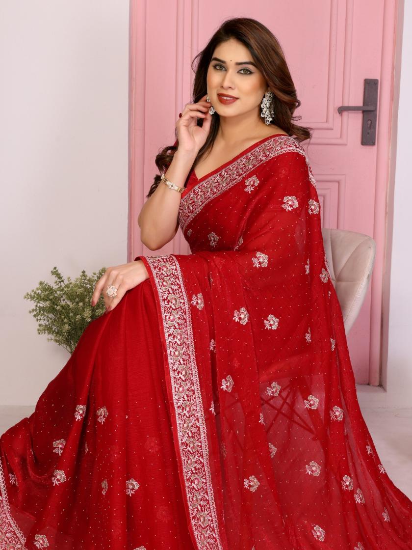 hammers vol 2 frendy chiffon party wear saree exports 