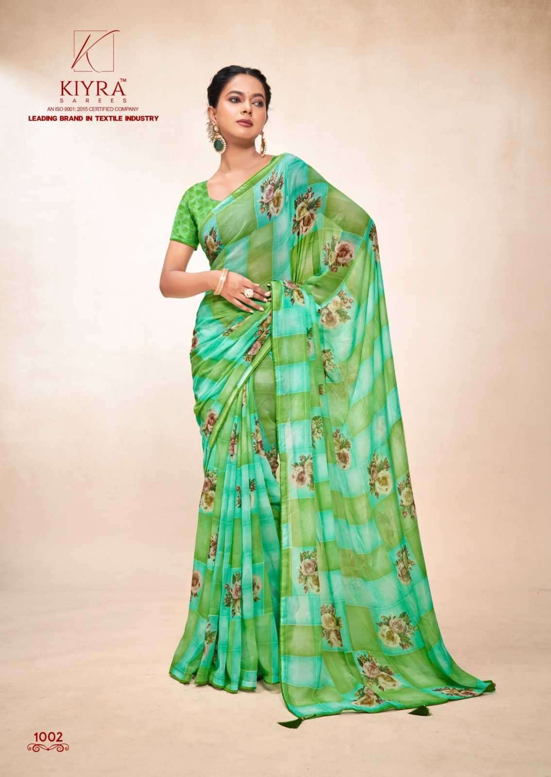 imly by kiyra sarees major georgette hit design saree wholesaler