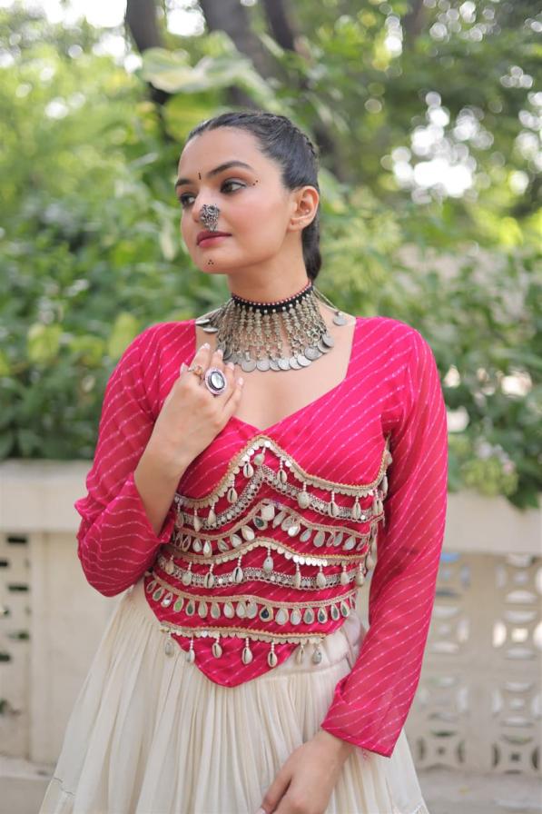 ka 5048 navratri special full stitch kora cotton amazing lehenga choli best wholesaler 