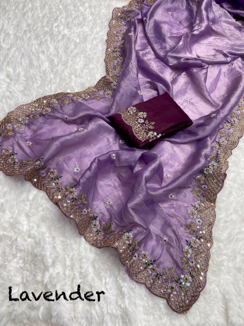 kc 171 gold crush silk sequence attractive look saree at best price 