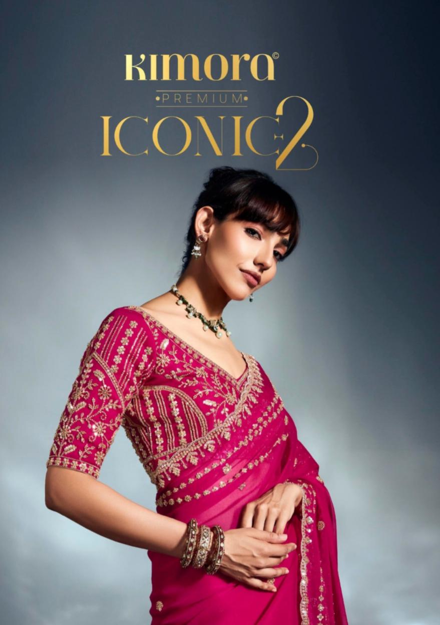 kimora iconic 2 vol 6 sequence khatli work occasion wear saree online 