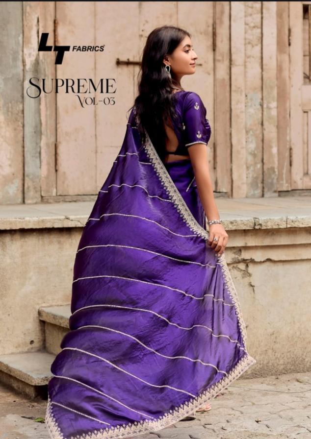 lt fashion supreme vol 3 luxurious satin sarees for women 