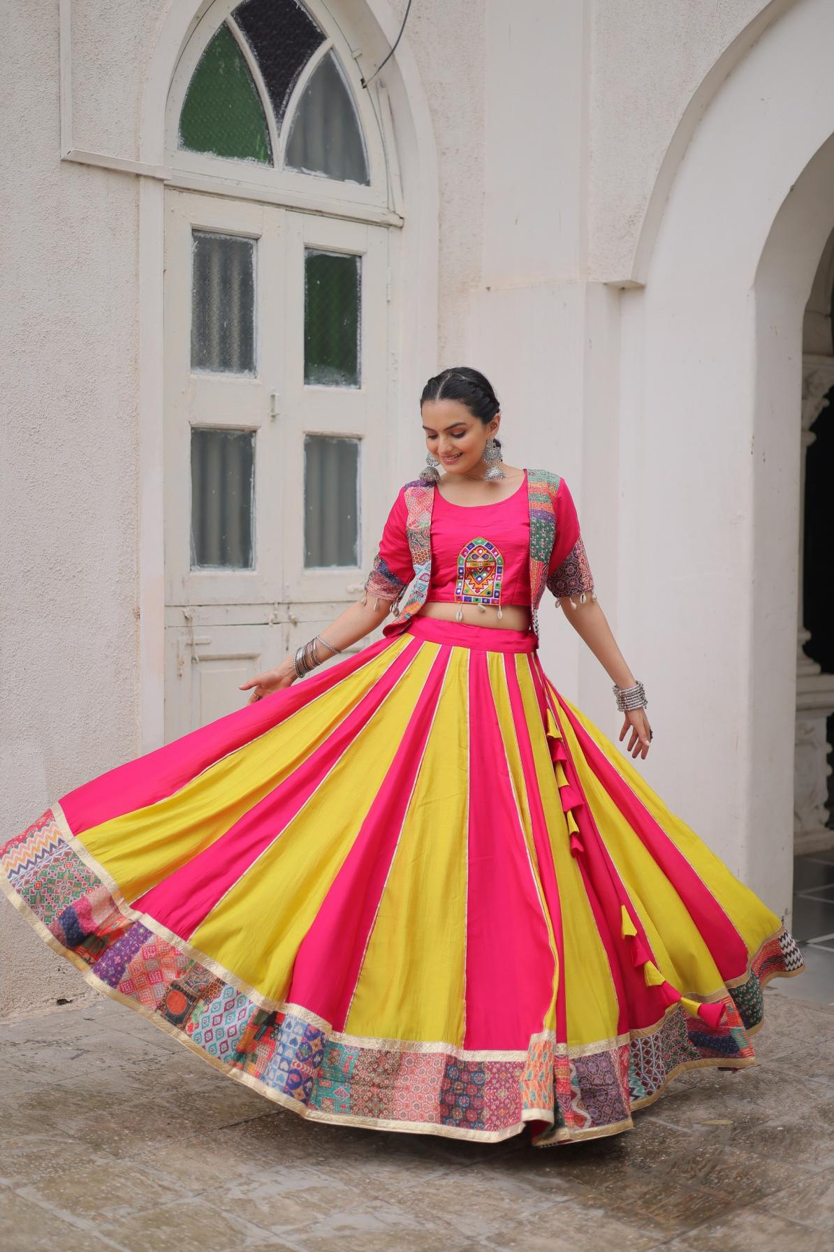 lw 7140 readymade attractive roman navratri lehenga choli supplier 