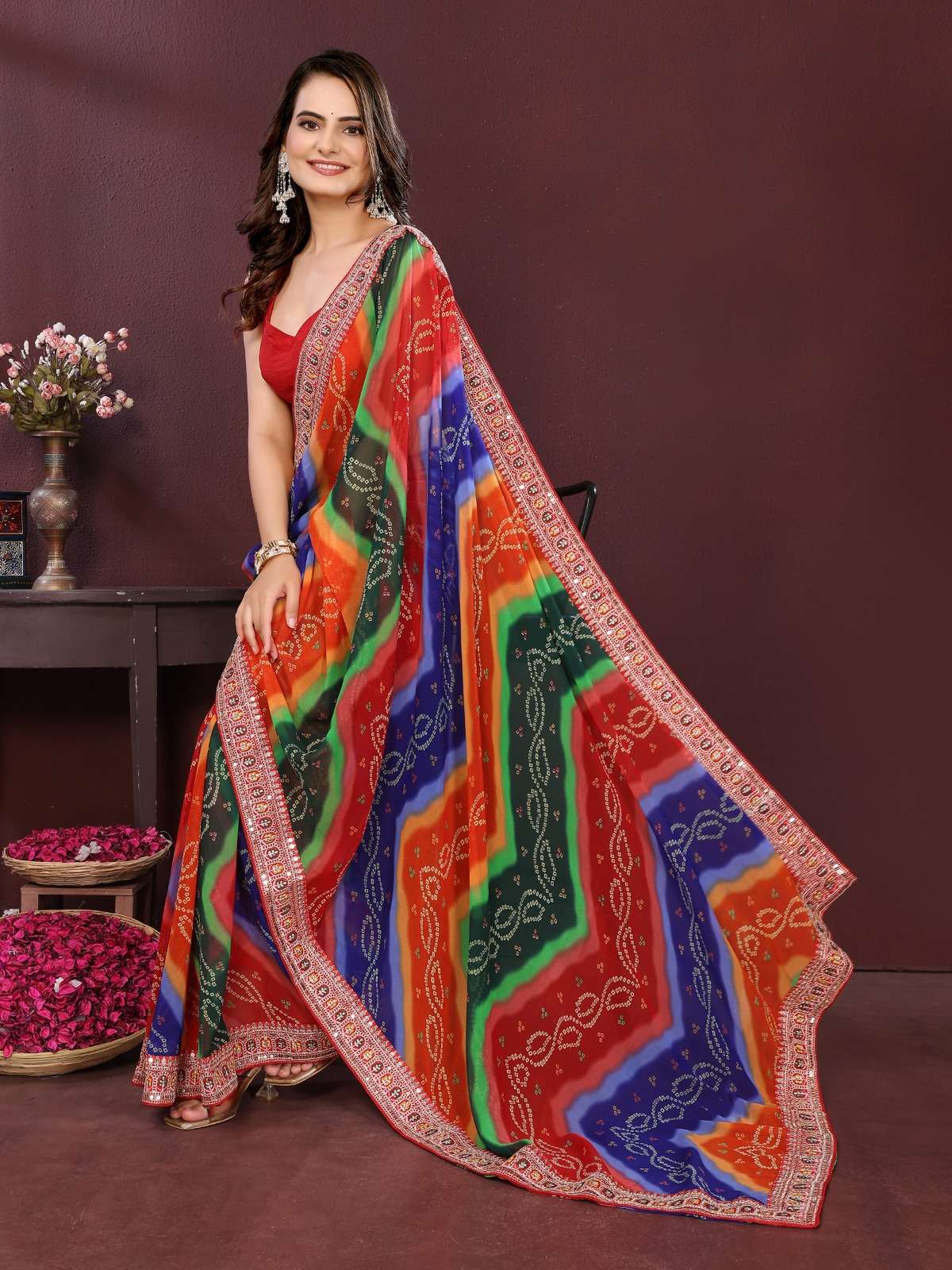 maalik georgette print stylish best wholesale rates