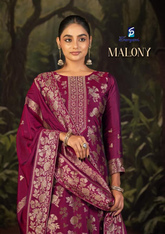 malony by sargam prints banglory silk jacquard womens unstitched salwar kameez