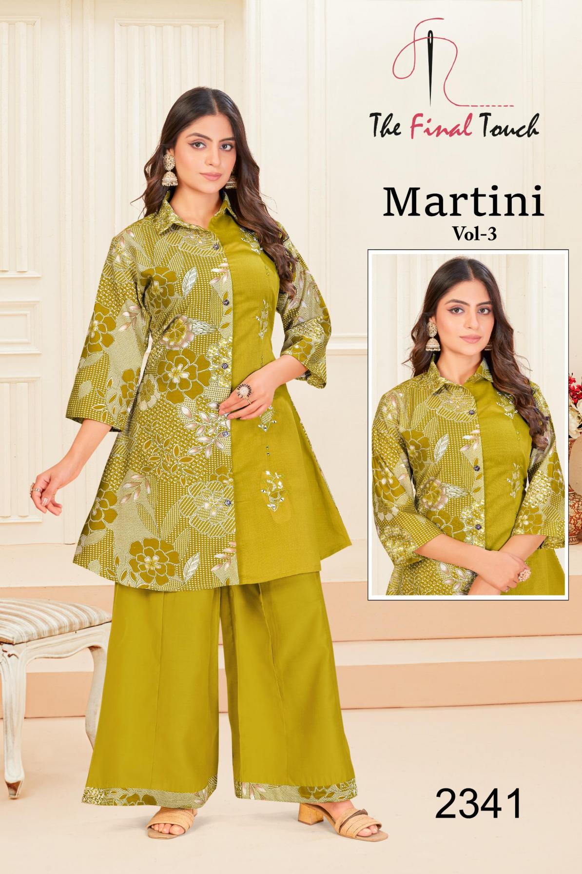 martini vol 3 by the final touch r r fashion vetican fully stitch pretty combo co-ord sets