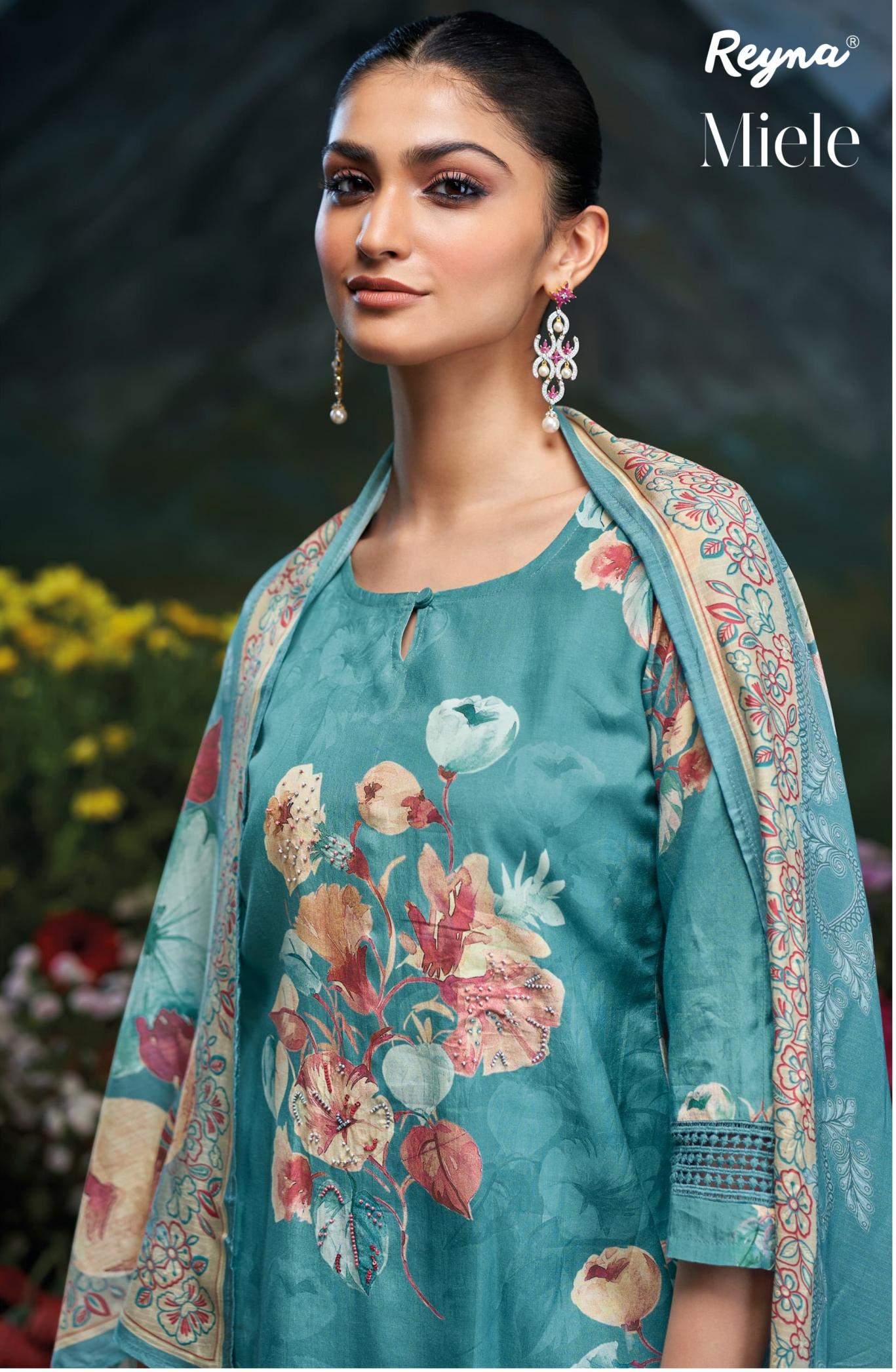 miele by reyna bemberg silk hit design unstitch salwar kameez 