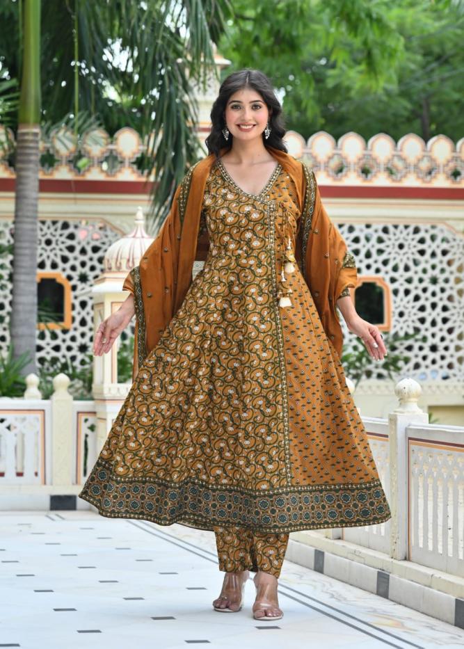 modern embroidery work fully stitch casual cotton combo suits 