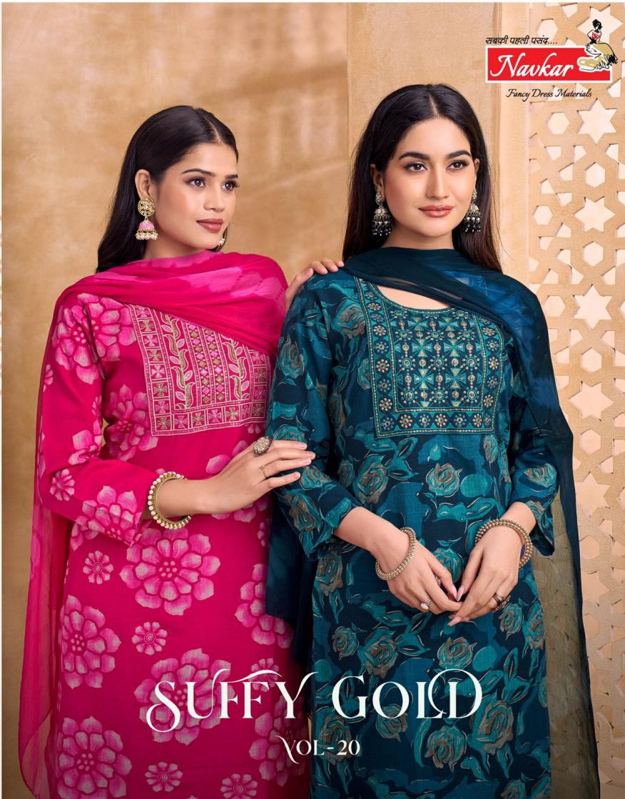 navkar suffy gold vol 20 fully stitch capsule print suits online shopping