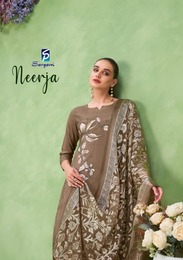 neerja by sargam prints elegant style bemberg muslin 3pcs dress