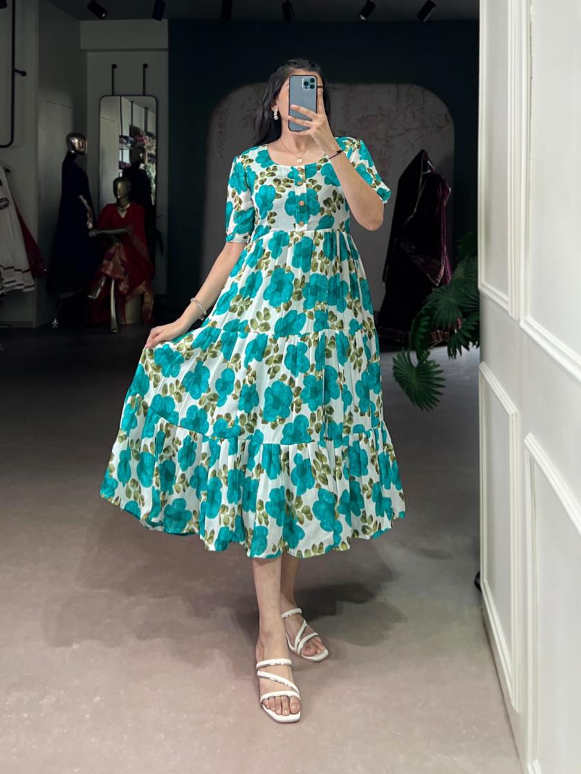 nnk4509 fully stitch vichitra silk ethnic long kurtis 