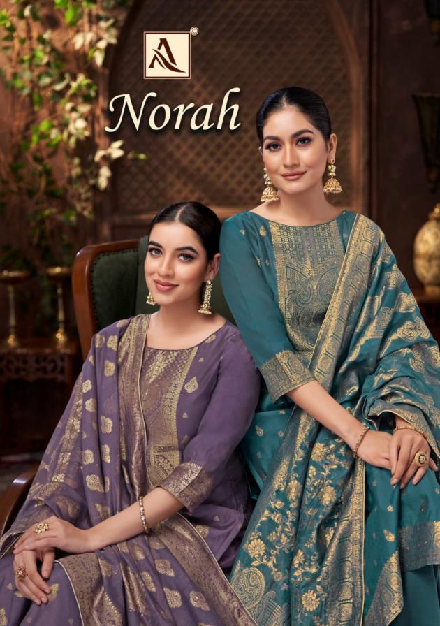 norah by alok jacquard hit design pakistani 3pcs dress