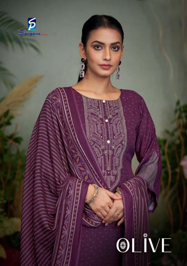 olive by sargam prints bemberg muslin hit design dress at best rates