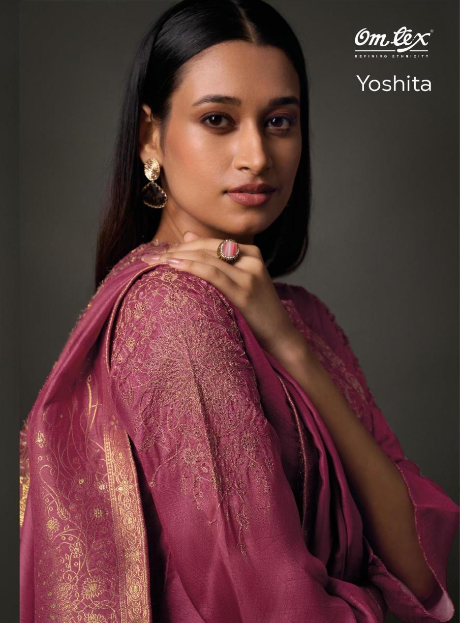 om tex yoshita olivia silk classic suit for womens 