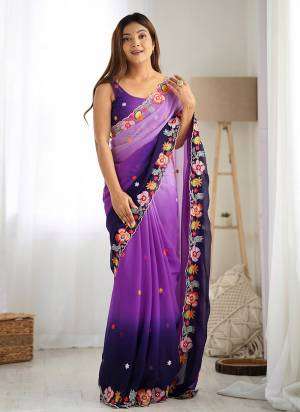 pr kc 838 designer georgette sequence work saree online supplier 