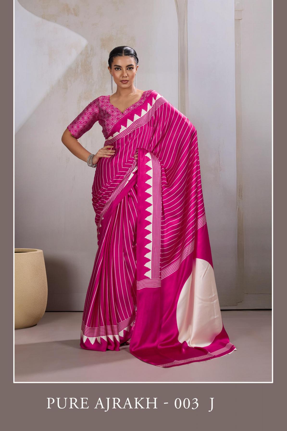 rajtex launch pure ajrakh nx modal satin pretty look sarees 