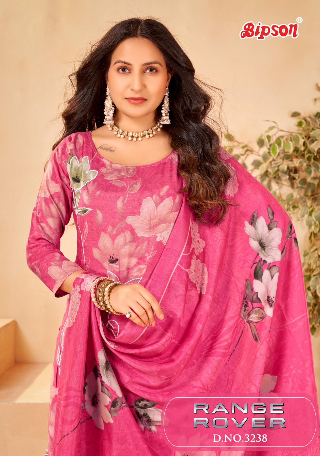 range rover 3238 by bipson prints viscose muslin simmer daily wear 3pcs dress