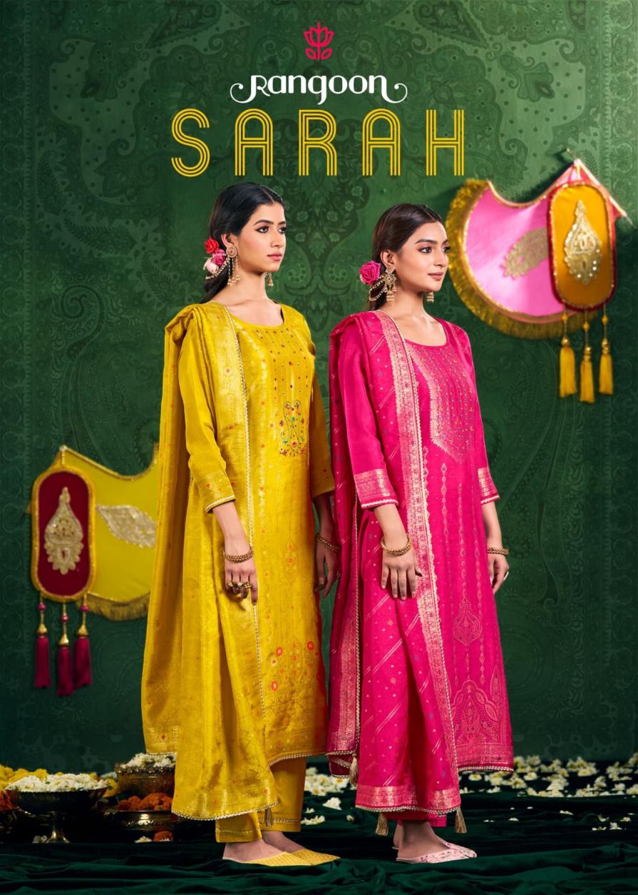 rangoon sarah russian jacquard readymade classic suit for womens 