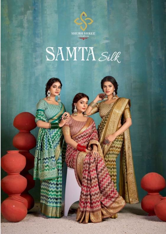samta silk by sirona fashion velvet tusser silk trendy saree for women