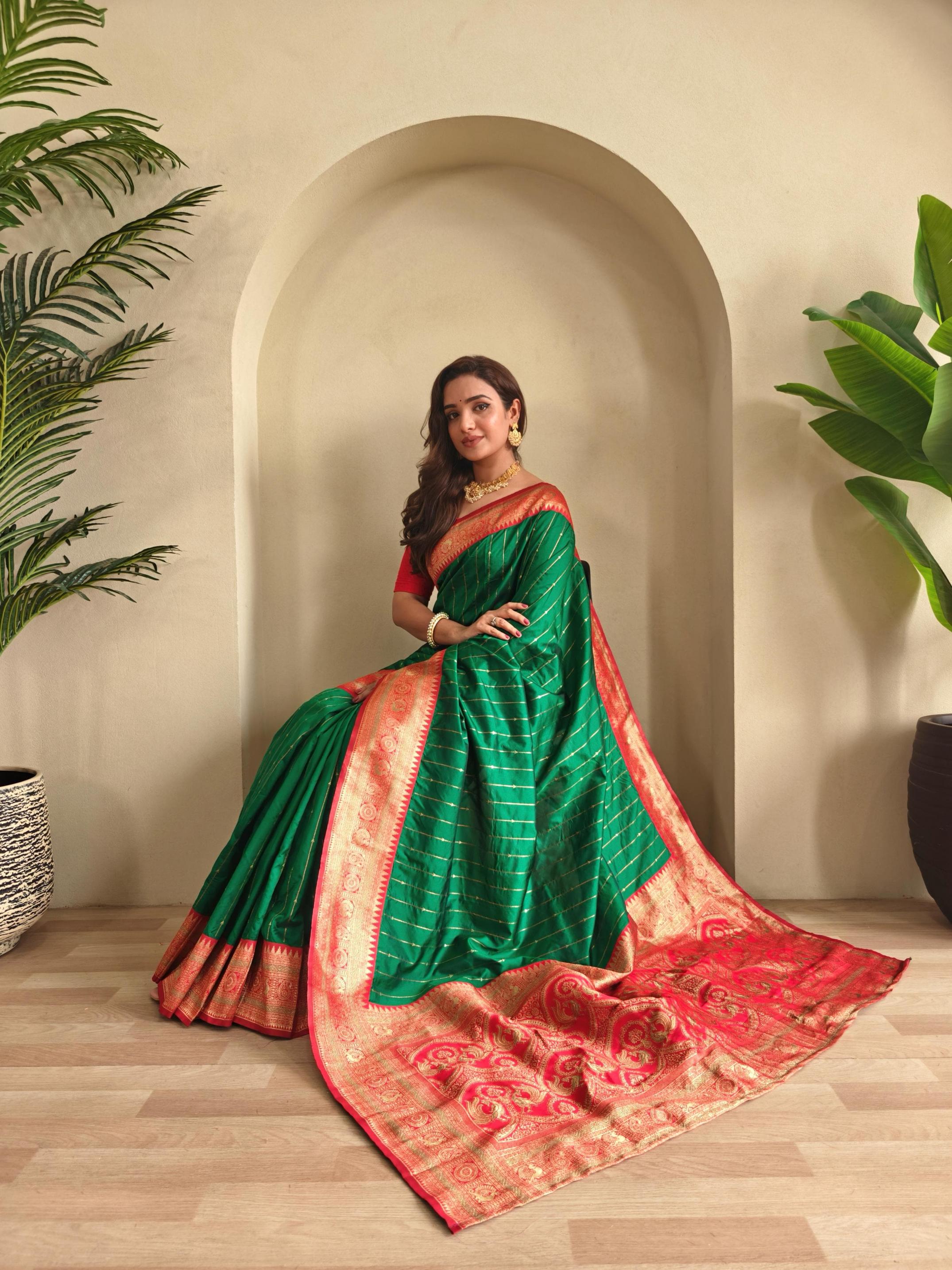 sarika paithani weaves with kanchipuram best saree online 