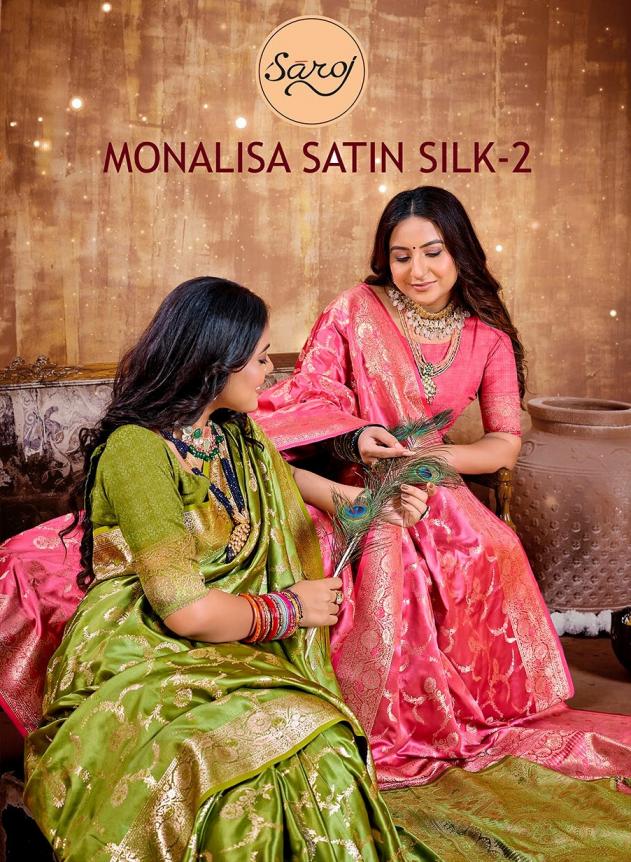 Saroj Monalisa Satin silk vol.2 Satin silk saree