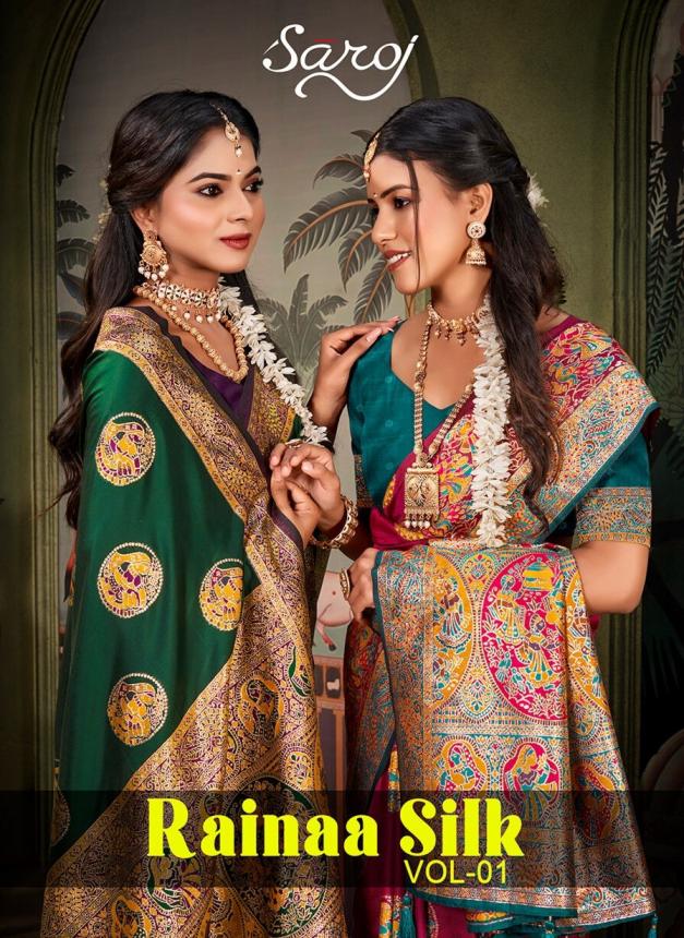 Saroj Rainaa Silk vol.1 50*600 silk saree