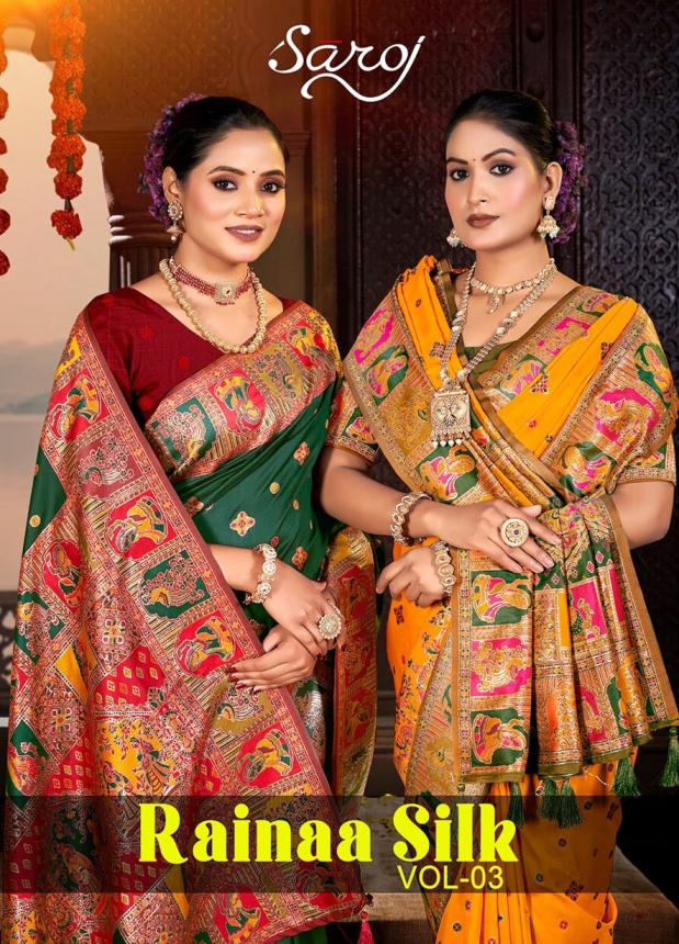 Saroj Rainaa Silk vol.3 50*600 silk saree