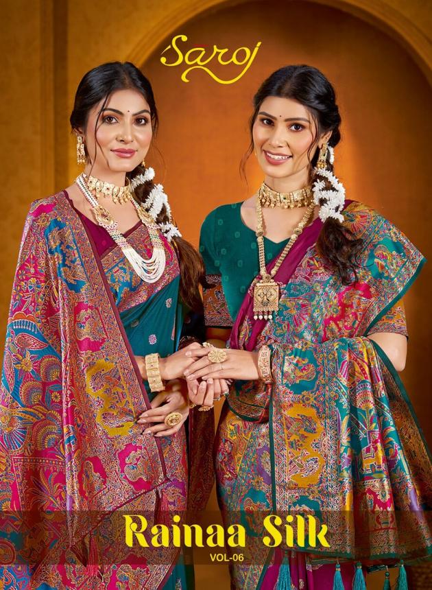 Saroj Rainaa Silk vol.6 50*600 silk saree