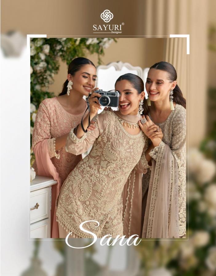 sayuri designer sana georgette readymade exclusive plazzo style suit 