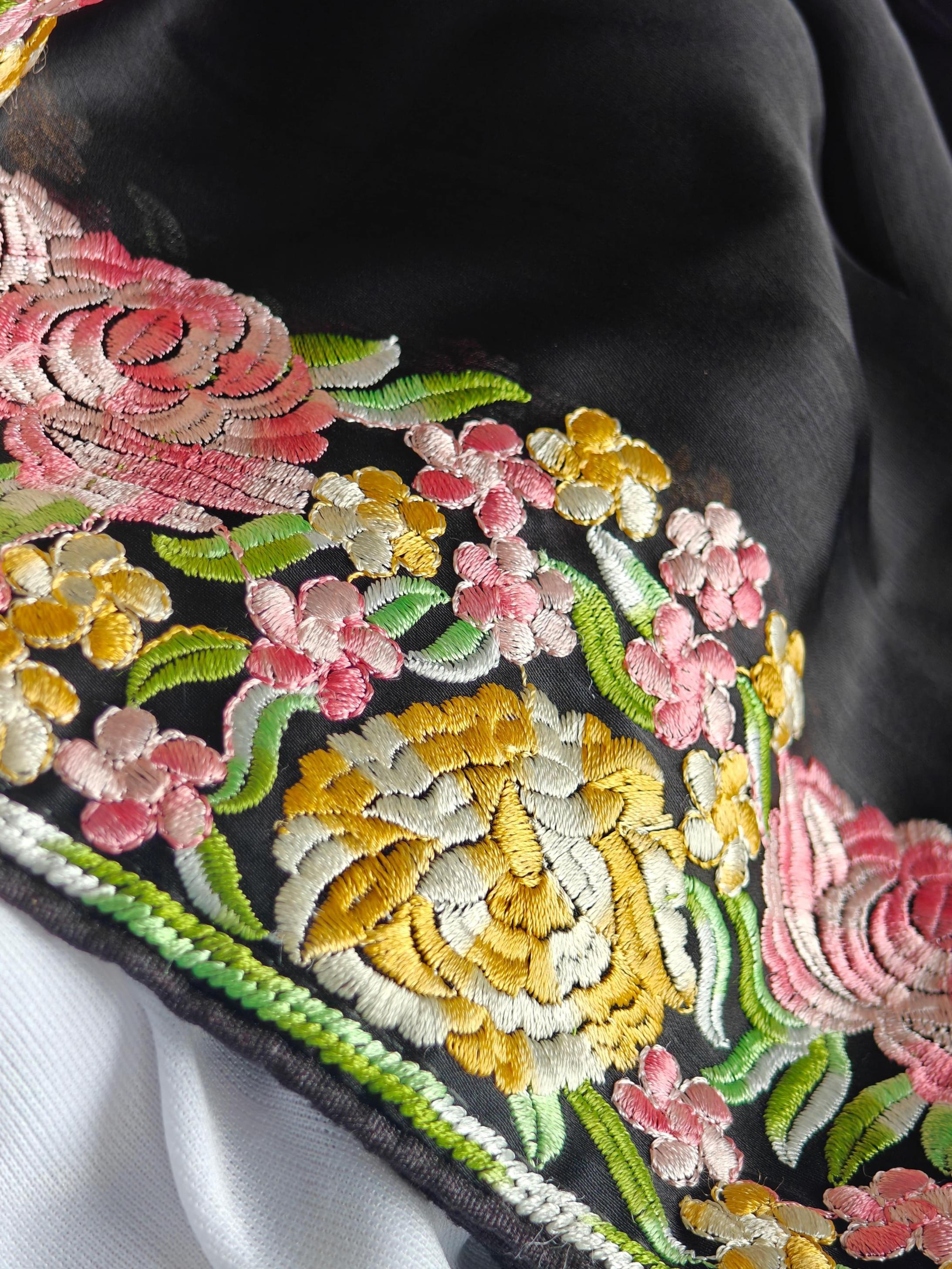 swadinta chiffon kasmiri thread work amazing saree online 