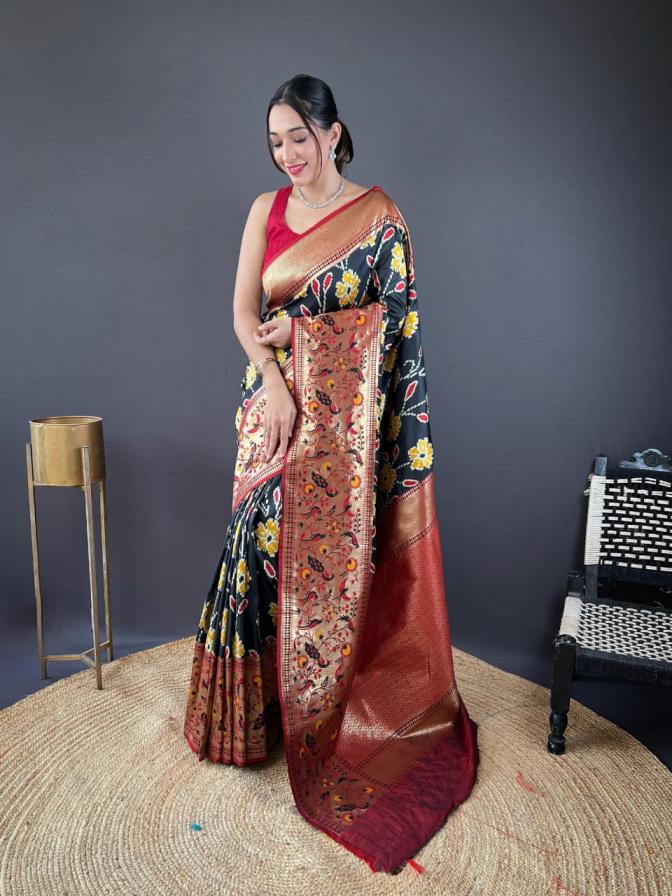 tanisha silk patola weaving shop trendy sarees online at affordable prices
