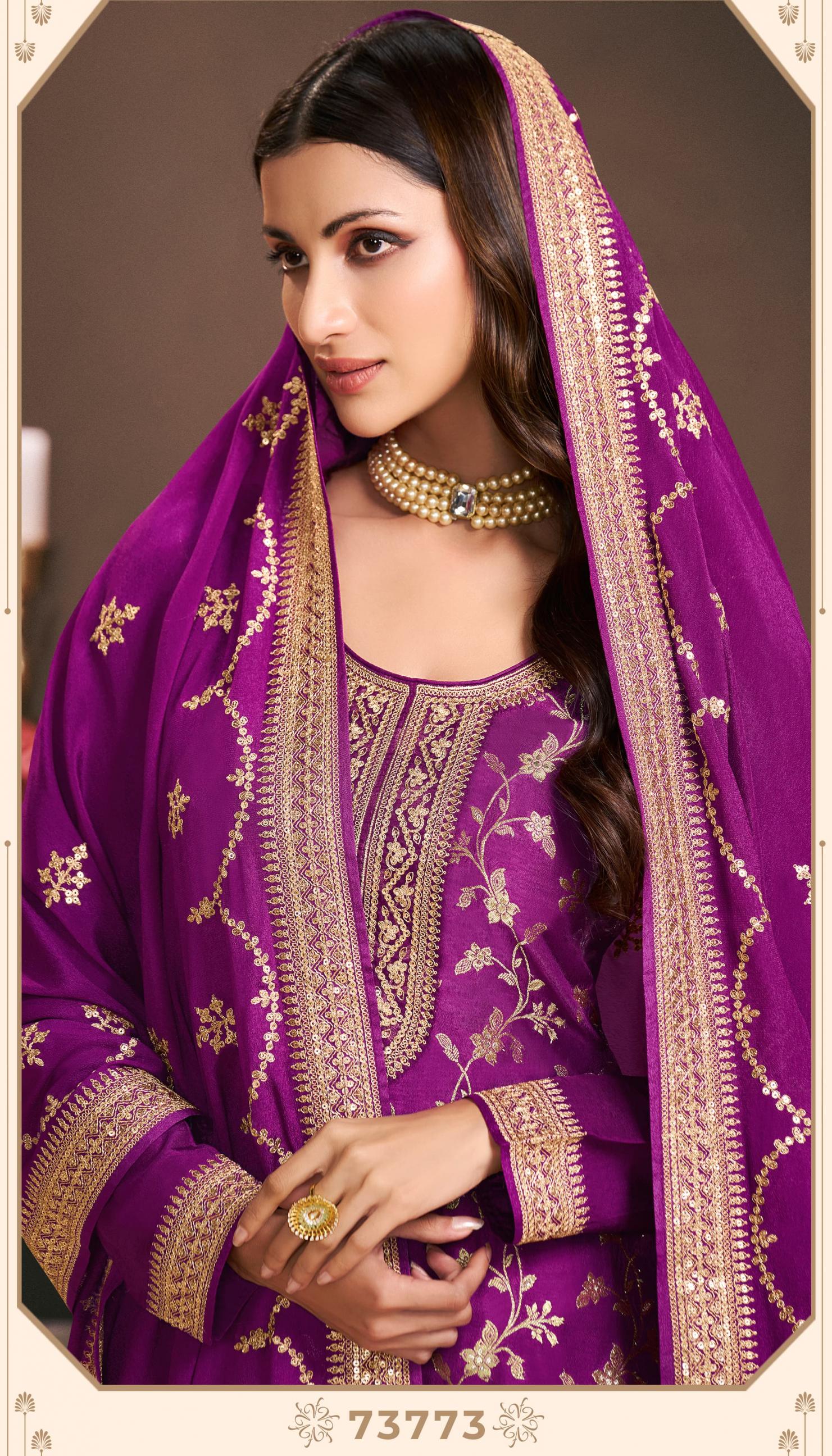 vinay kuleesh khanak monga silk jacquard festive dress materials 