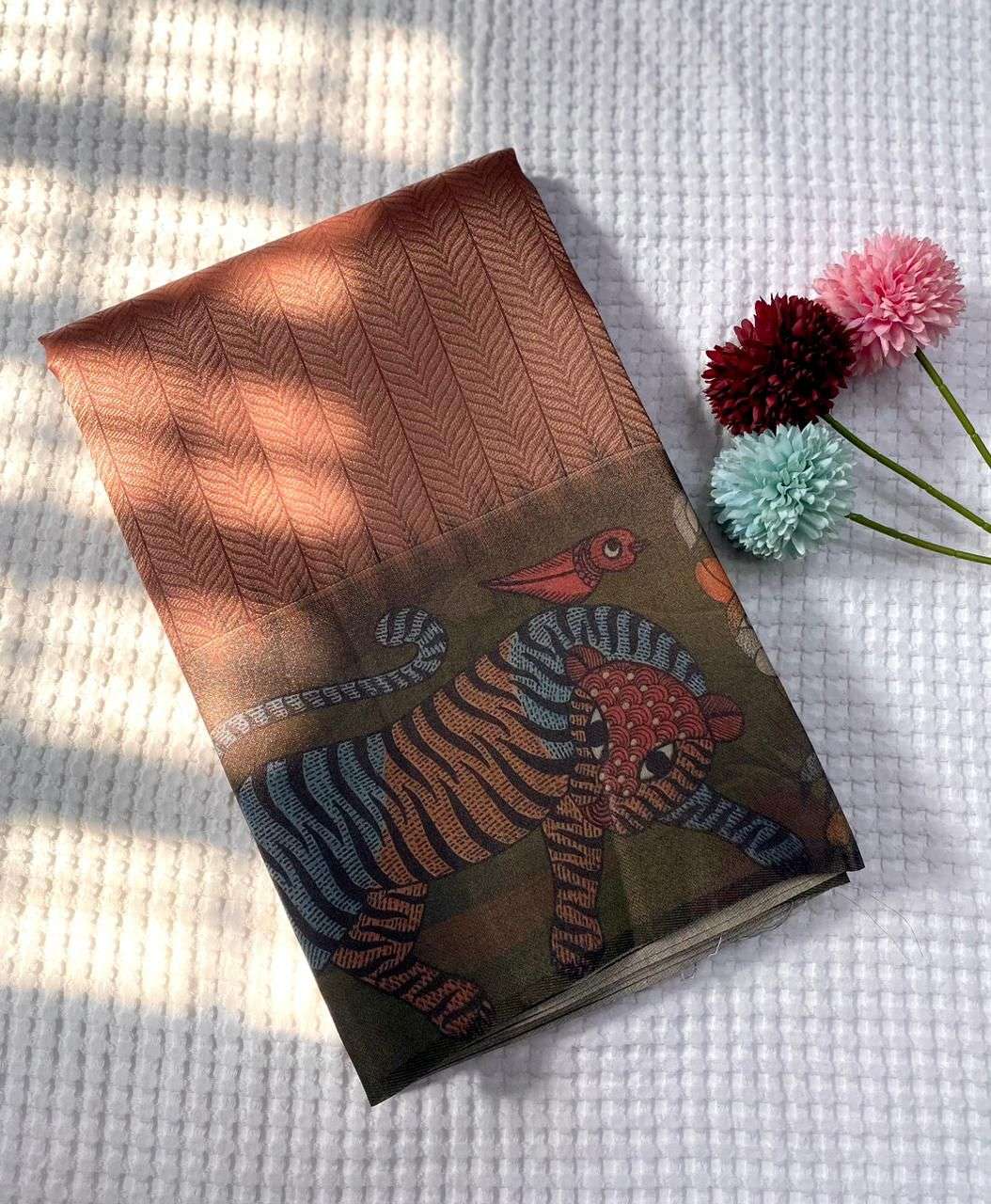 zarina popular design tissue jacquard sarees 