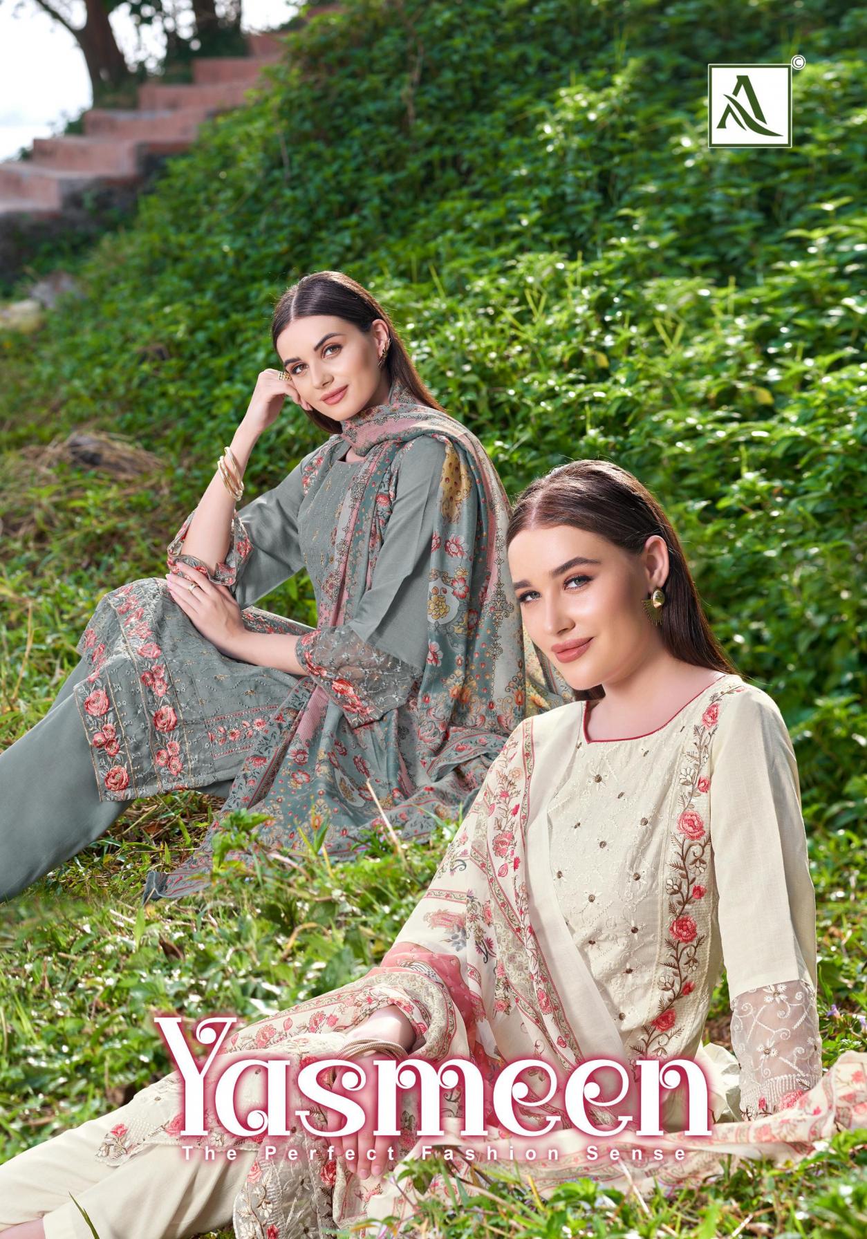 alok yasmeen viscose silk modern pakistani dress materials 
