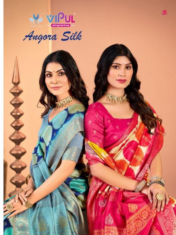 angora silk by vipul fashion 91386-91391 shop trendy silk sarees 
