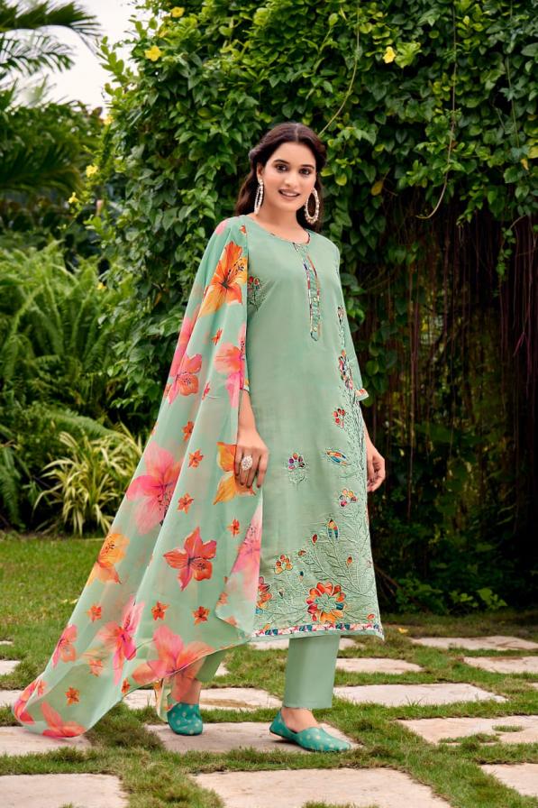 artriddhs roman silk hit design fully stitch combo 3pcs dress online 