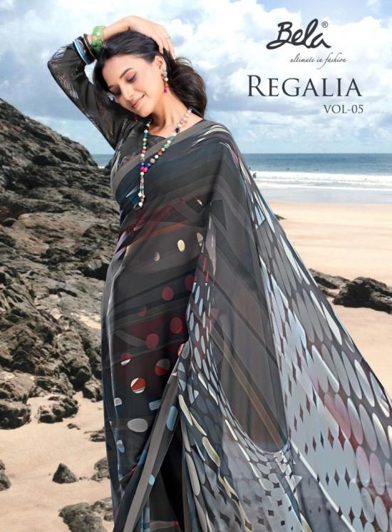bela fashion regalia vol 5 weightless print shop trendy sarees  