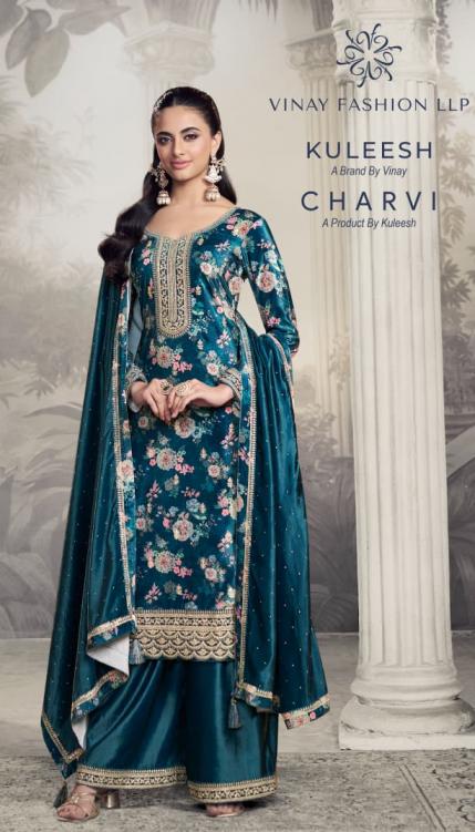 charvi by vinay kuleesh velvet attractive winter salwar kameez 