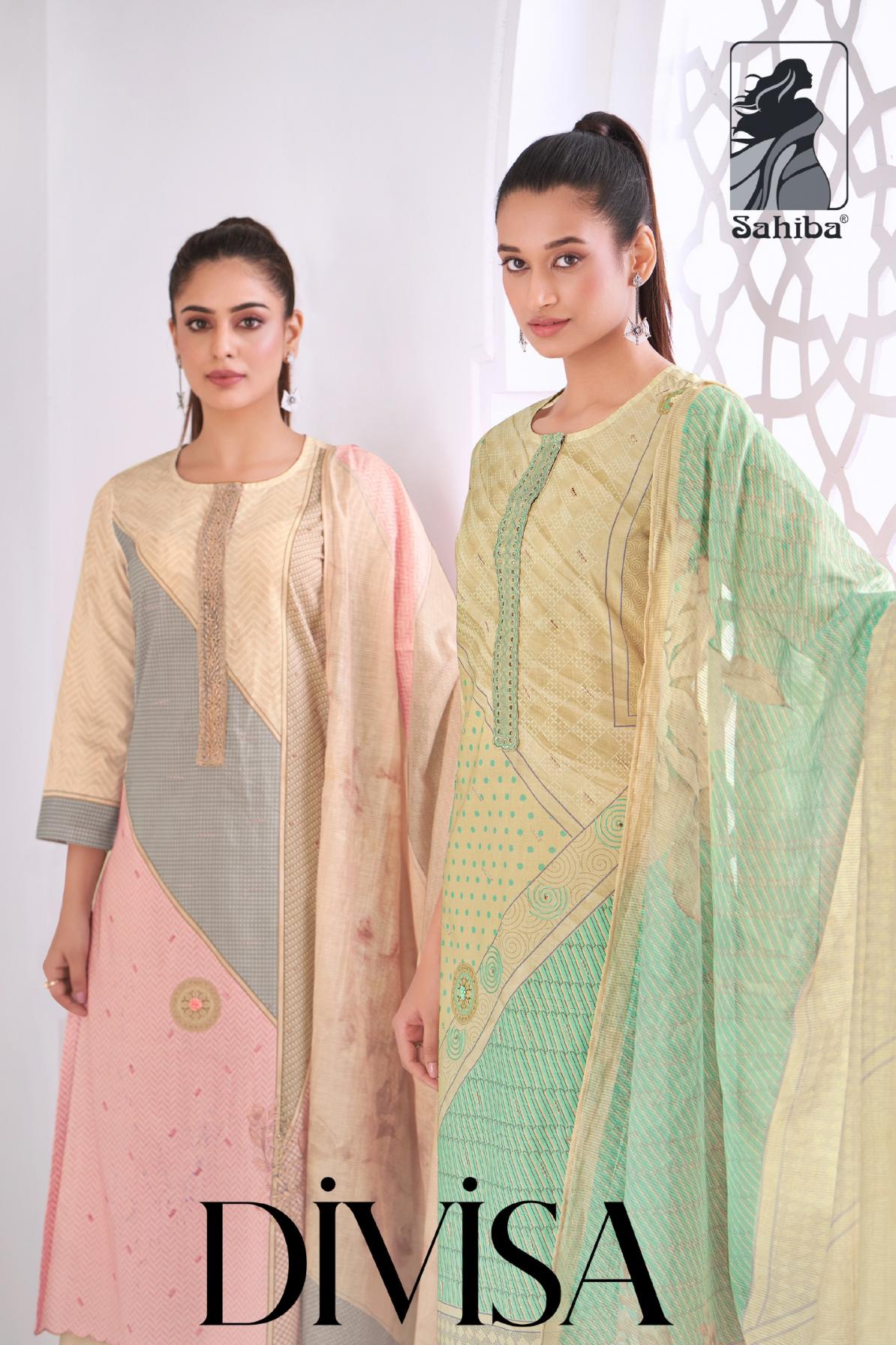 divisa by sahiba amazing lawn cotton unstitch salwar kameez 