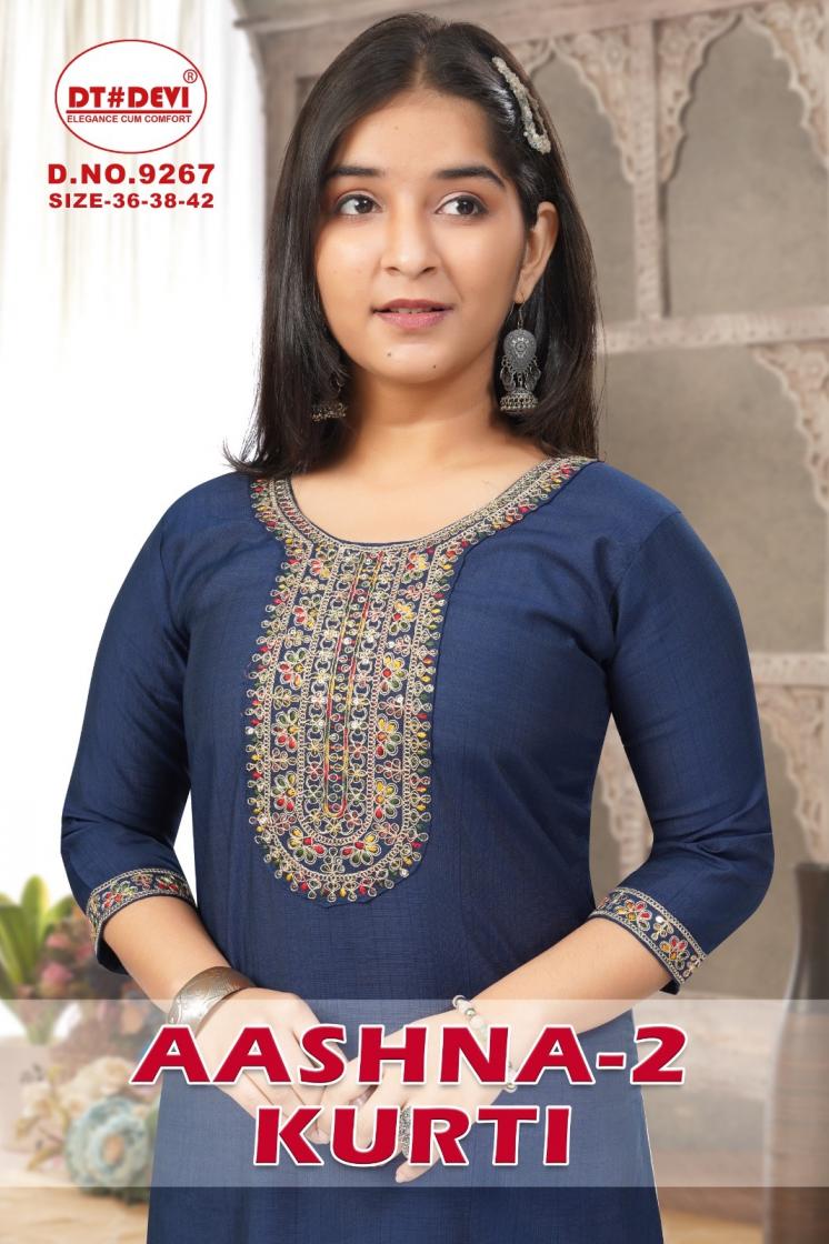 dt devi aashna vol 2 9267 vetican fully stitch combo set kids long kurtis 
