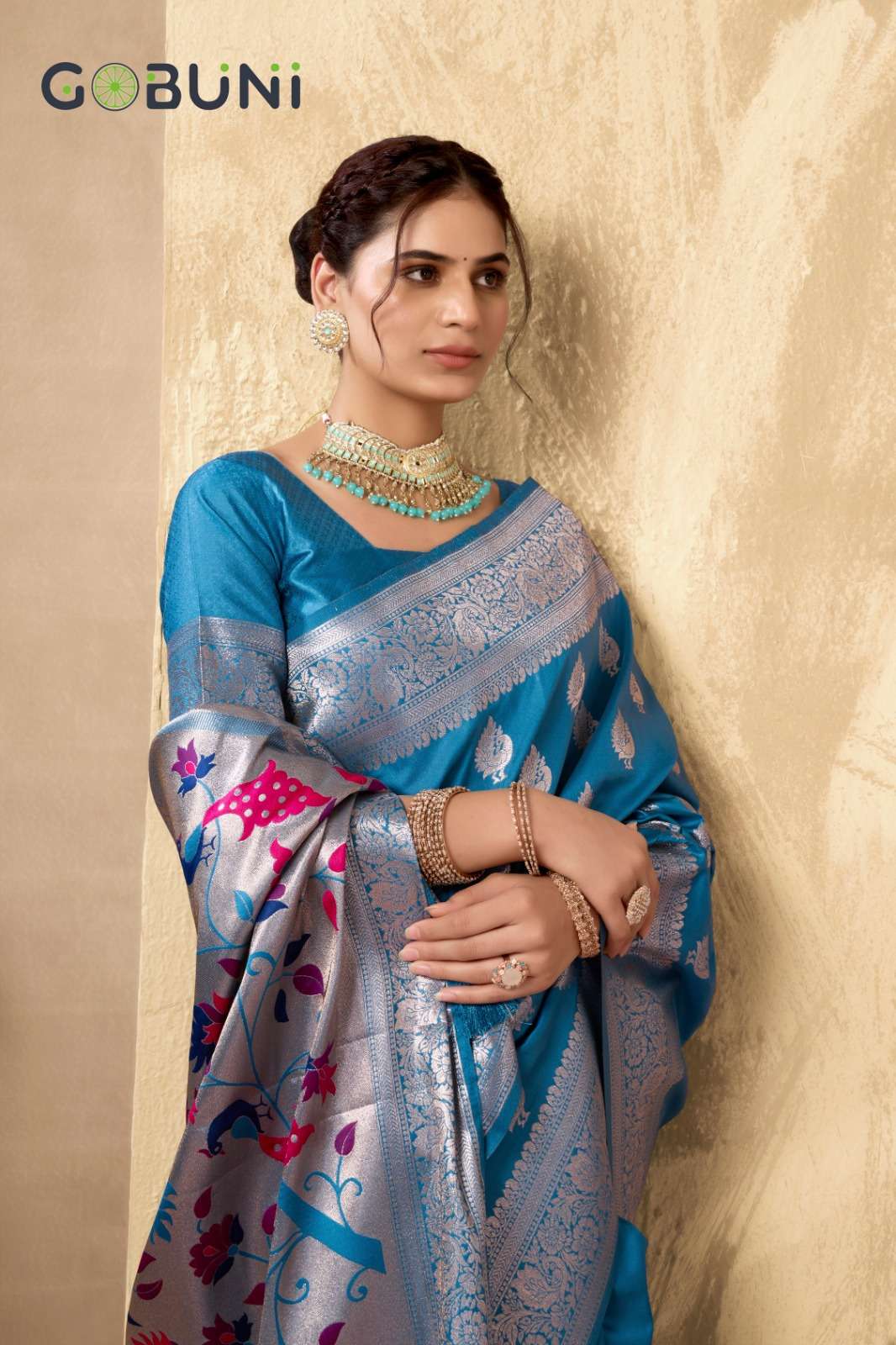 gobuni presents shagun silk luxurious silk sarees for women