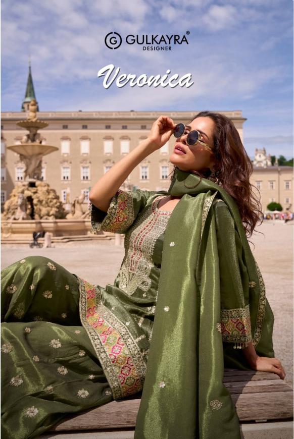 gulkayra designer veronica simar silk full stitch party wear plazzo suits