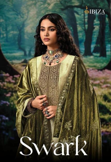 ibiza swark colour addition silk jacquard dress materials 