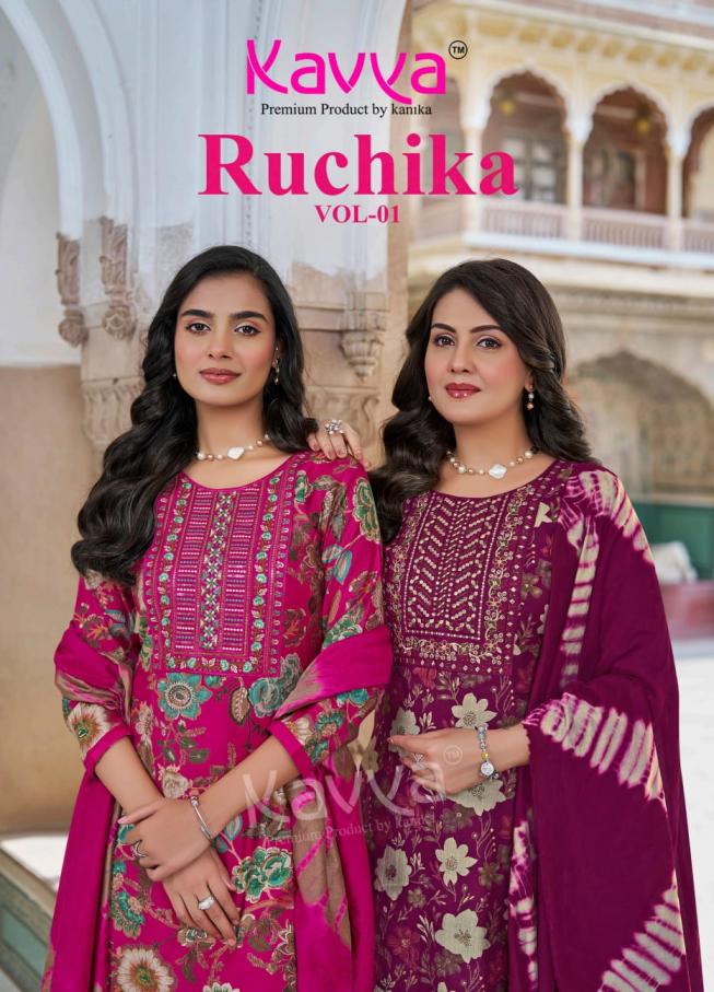 kavya ruchika vol 1 vatican readymade casual salwar kameez set 
