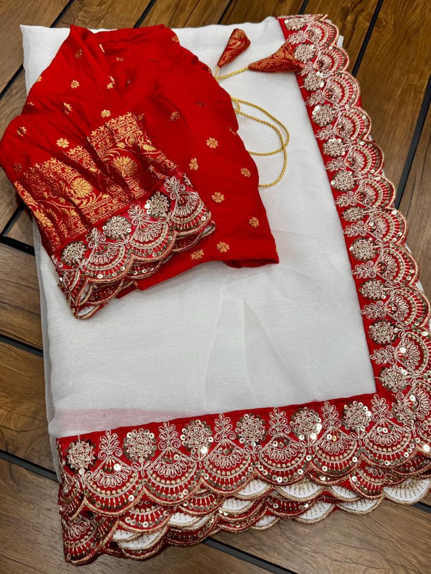 kc 336 weaving georgette hit design party wear sarees  