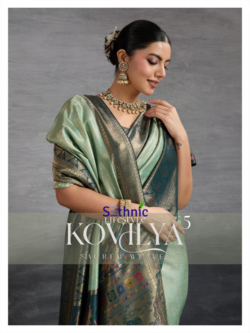 kovilya vol 5 by sethnic lifestyle kanjivaram silk shop stunning sarees 