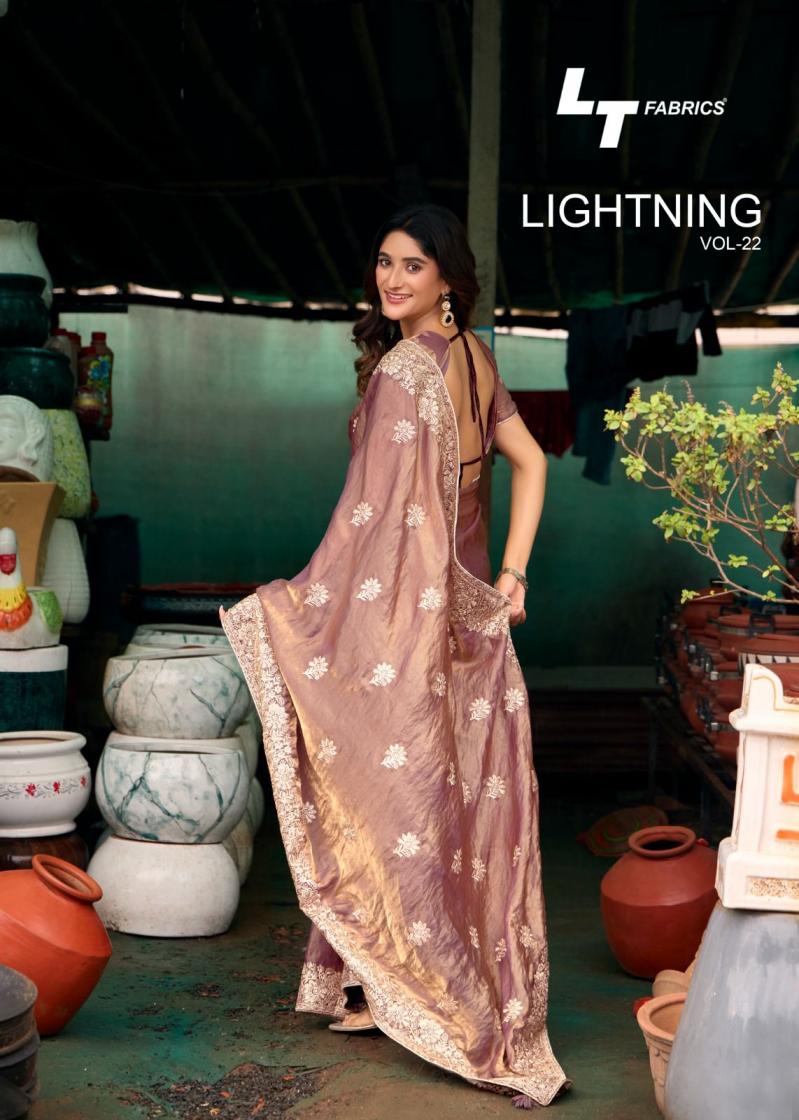 lightning vol 22 by lt fashion malai silk gorgeous look sarees online 