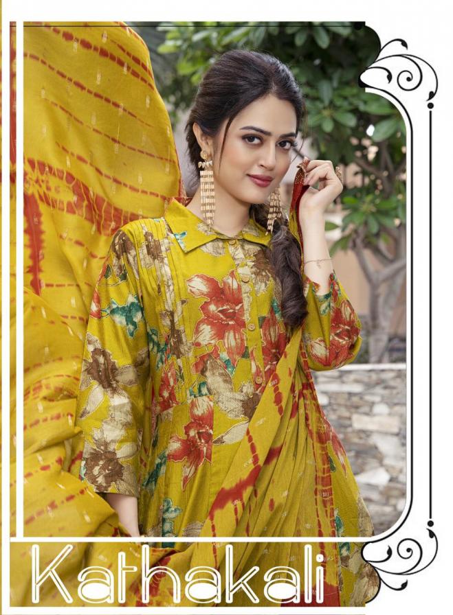 master kathakali gadhwal print fully stitch casual salwar kameez 