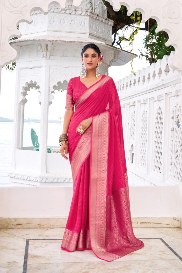 mritsa ynf7902 hit design chinon saree at best price 