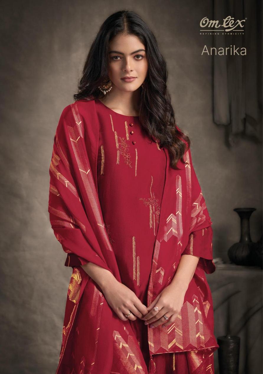 omtex anarika hit design rubina silk salwar kameez 